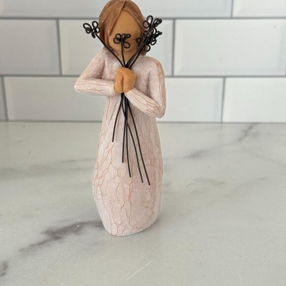 Willow Tree Friendship Figurine By Susan Lordi Demdaco 2004 Hand-Painted Resin - Picture 3 of 6